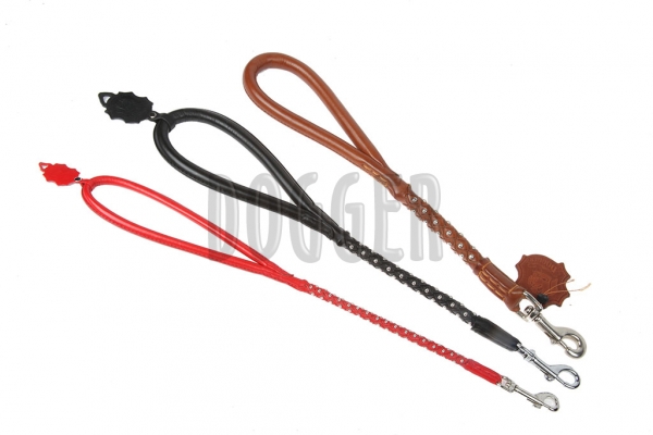 Braided short lead 5 mm with accessories